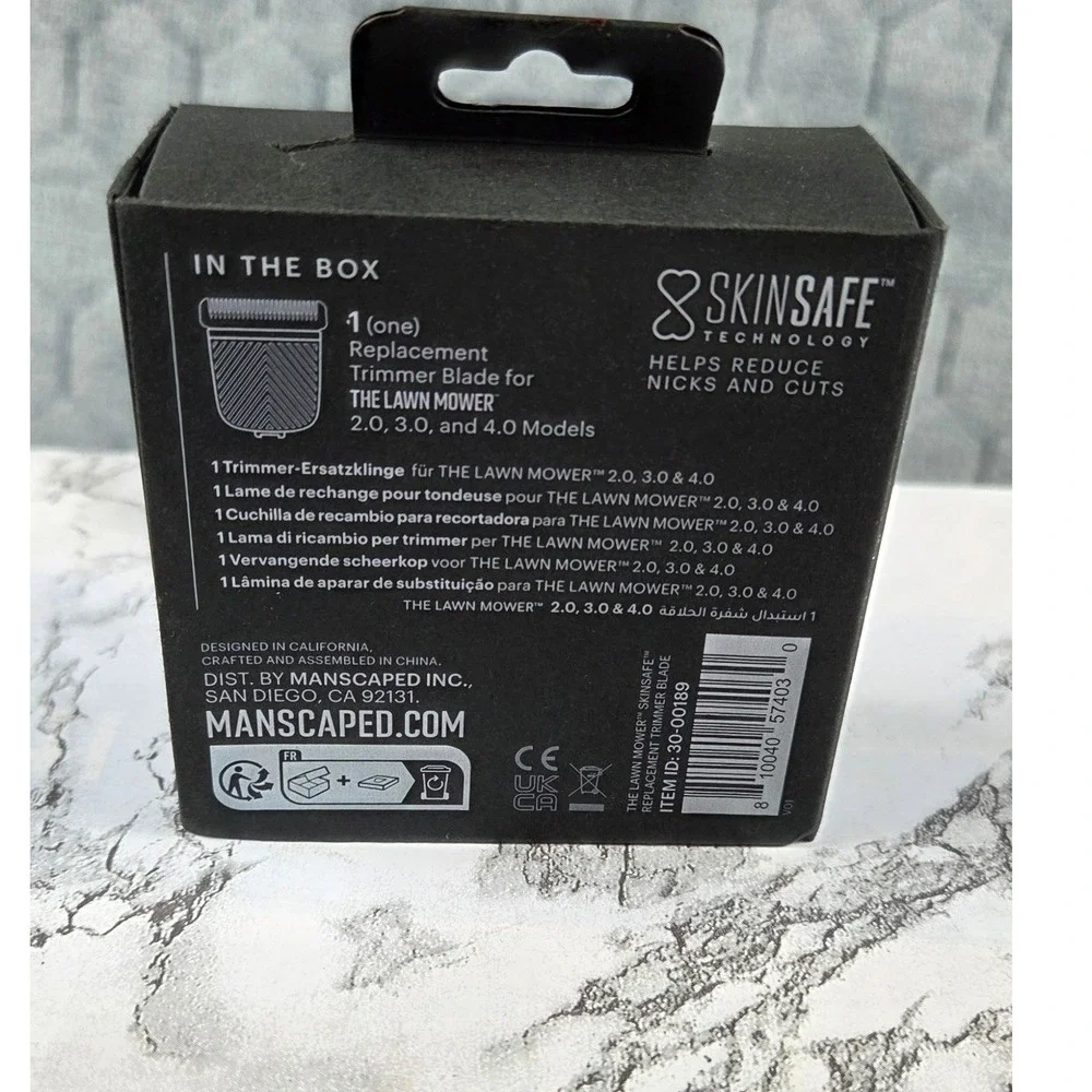 Manscaped The Lawn Mower SkinSafe Replacement Trimmer Blade 2.0 3.0 4.0 Black
